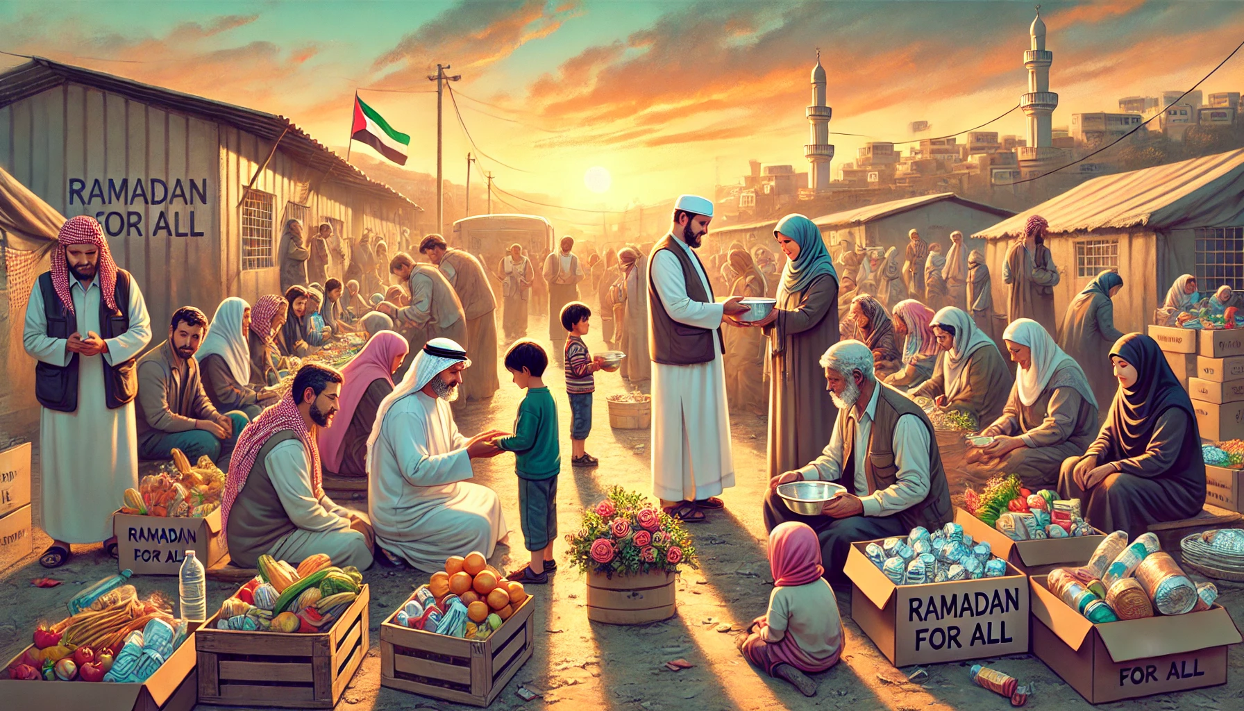 الشرق الأوسط يطلق مبادرة "رمضان للجميع" لدعم اللاجئين والأسر المحتاجة